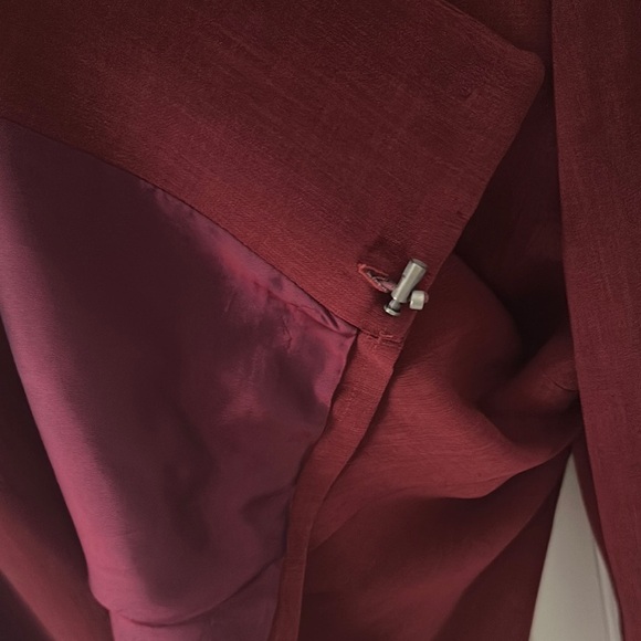 Like new! Alex Garfield Burgundy Button-Up Blazer sz 14 - Picture 16 of 16